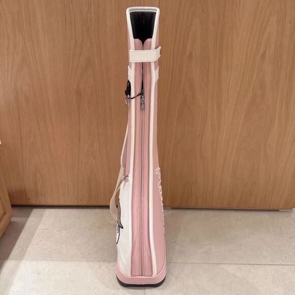 Malbon Golf Classic Half Bag Club Case Self Stand Green or Pink - Picture 6 of 7